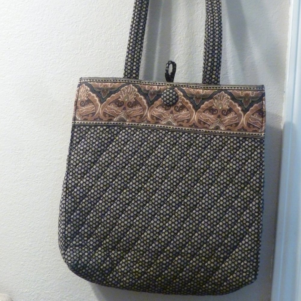 Larenda  Cotton Quilted Tote